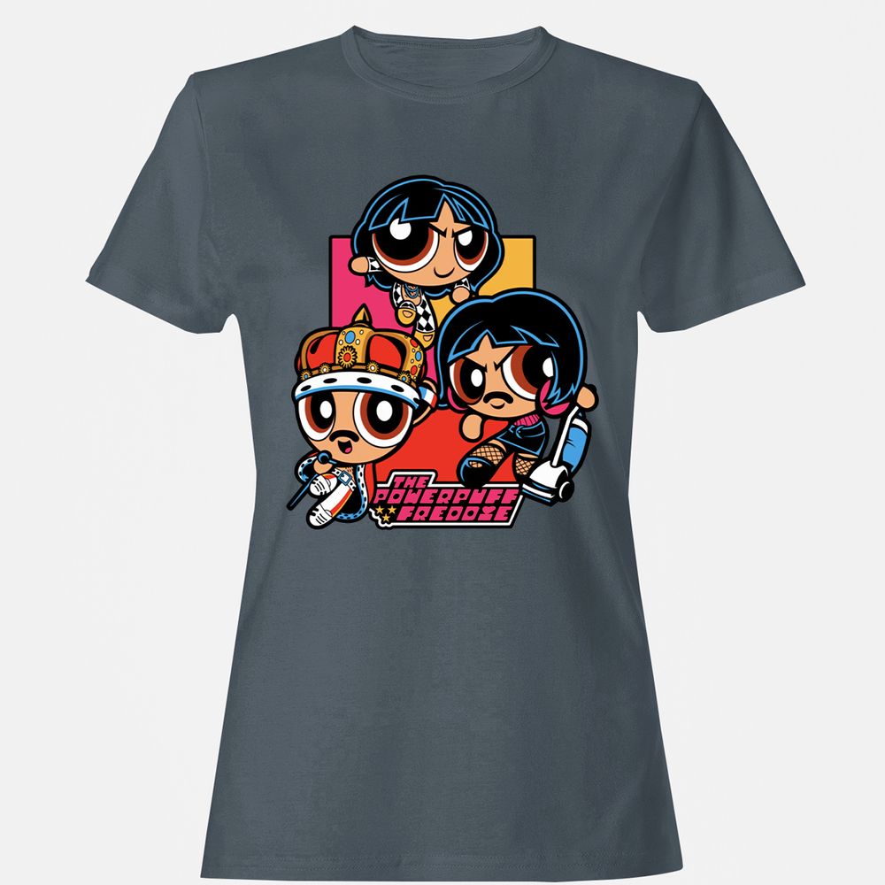 Women's T-Shirt - AS6ZAS9H - Charcoal - 3