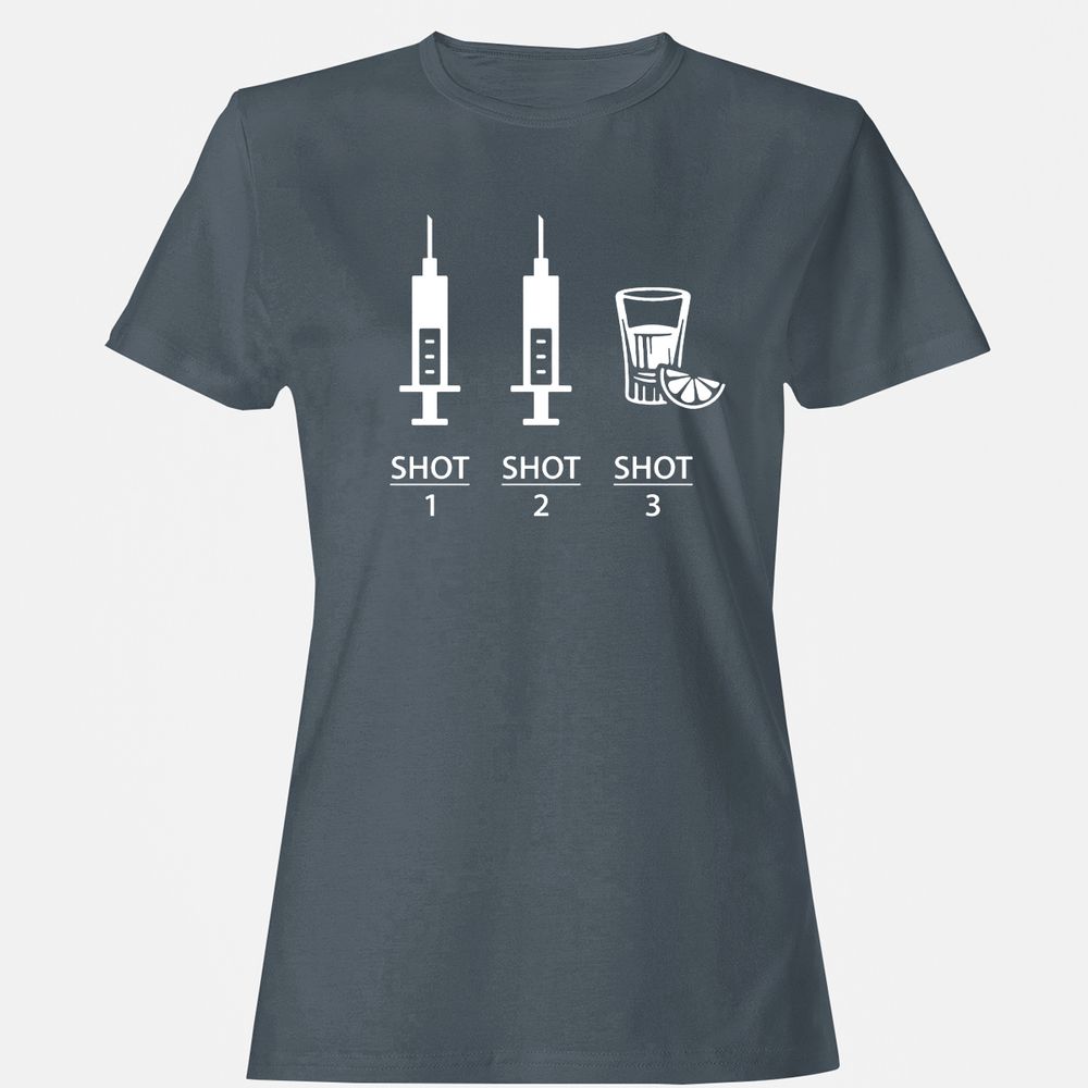 Women's T-Shirt - MXQSQJR2 - Charcoal - 3