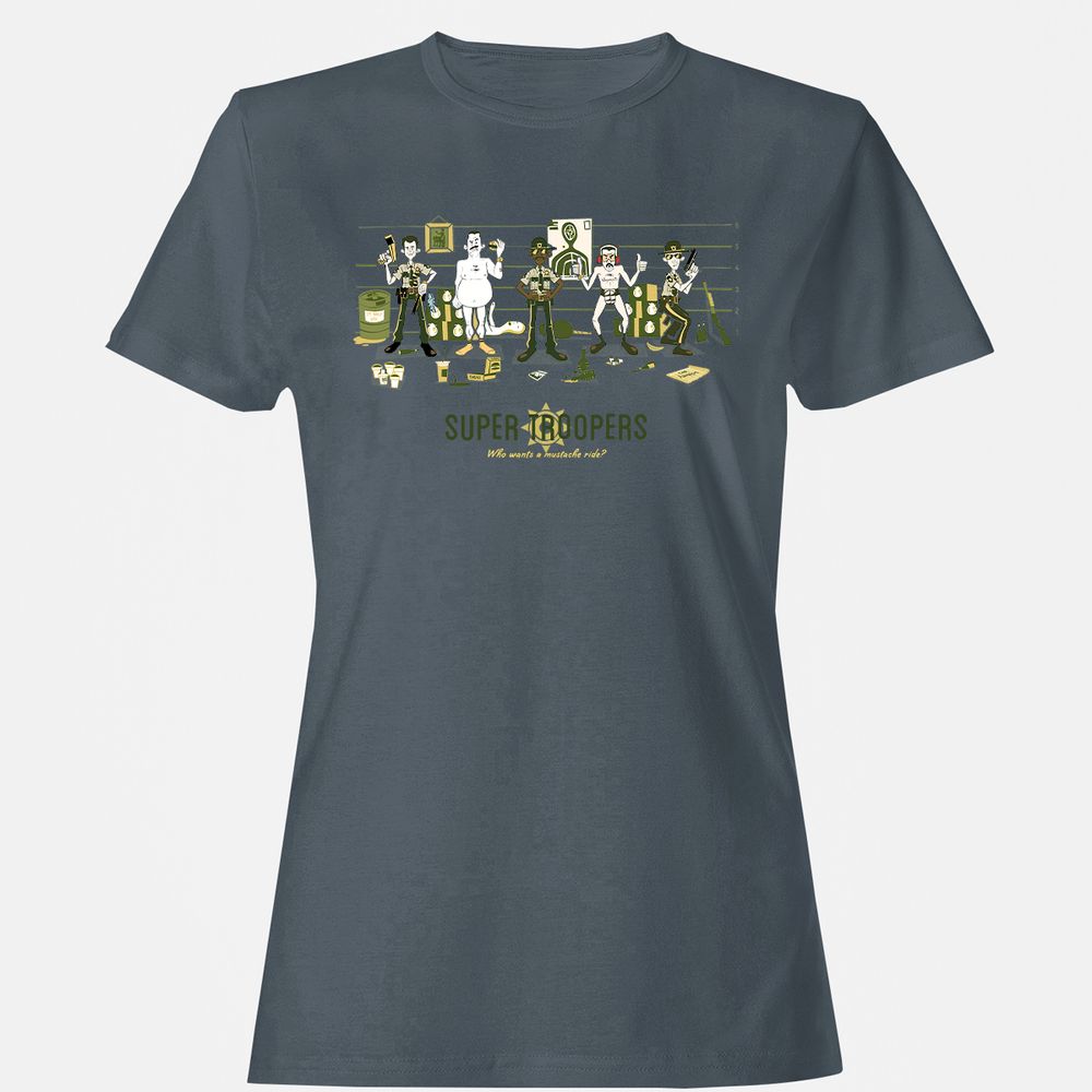 Women's T-Shirt - 3D8UY2FF - Charcoal - 3
