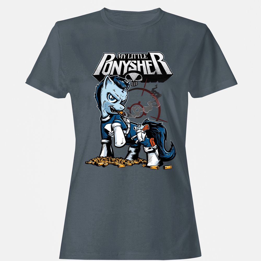 Women's T-Shirt - 22NE3KL4 - Charcoal - 3