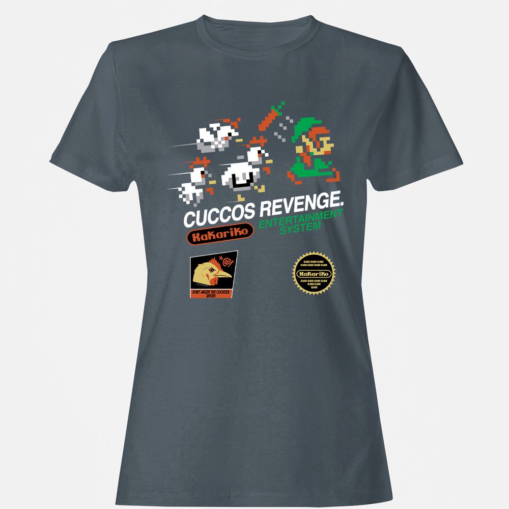Women's T-Shirt - 4YH93H5W - Charcoal - 3