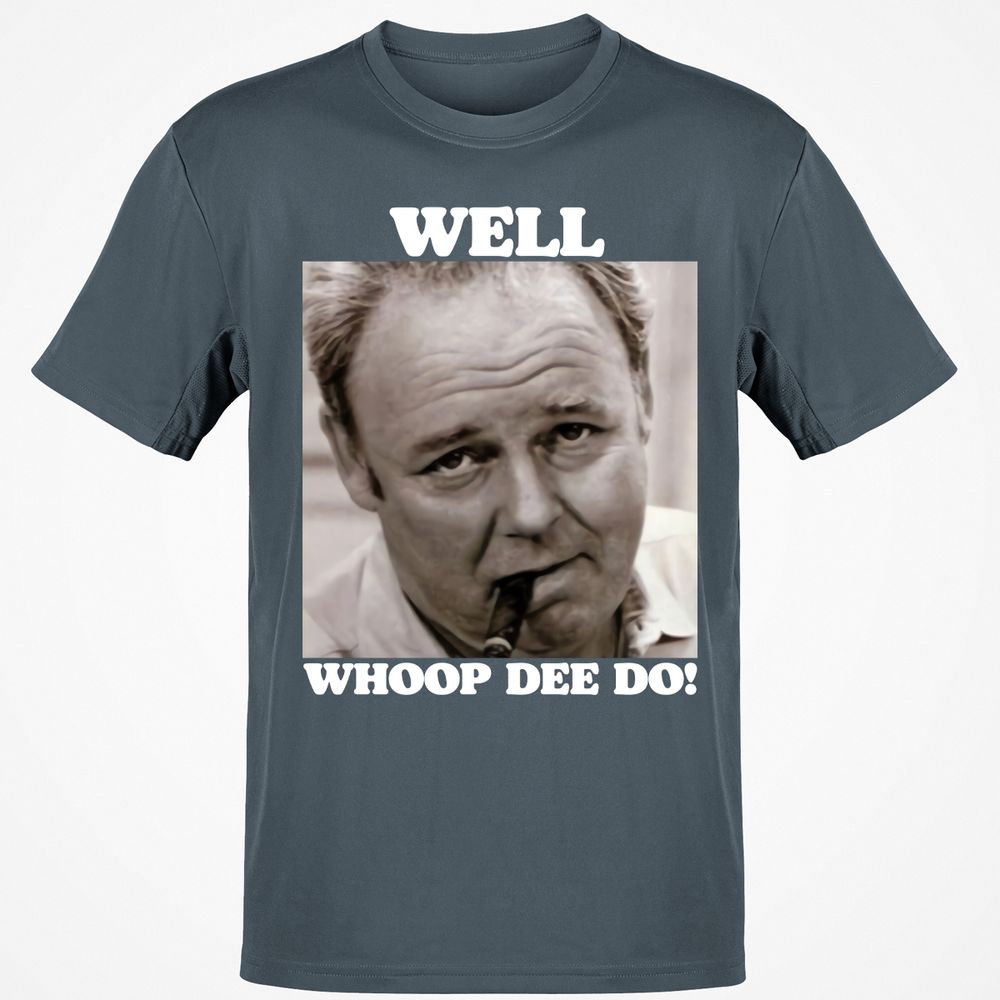 Funny 70s Tv Quote Whoop Dee Do - Charcoal - 3