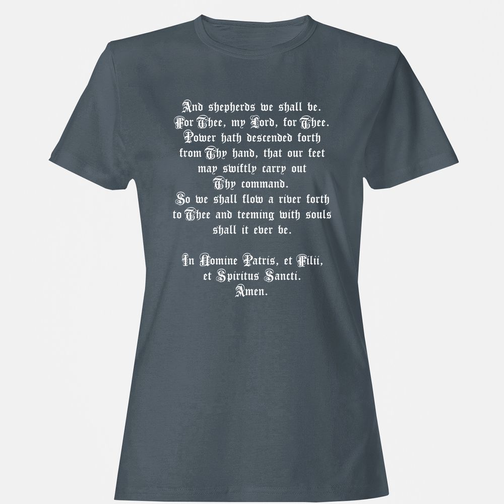 Women's T-Shirt - P5QCGV3U - Charcoal - 3