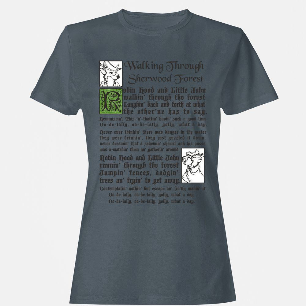 Women's T-Shirt - WWVJZNJY - Charcoal - 3