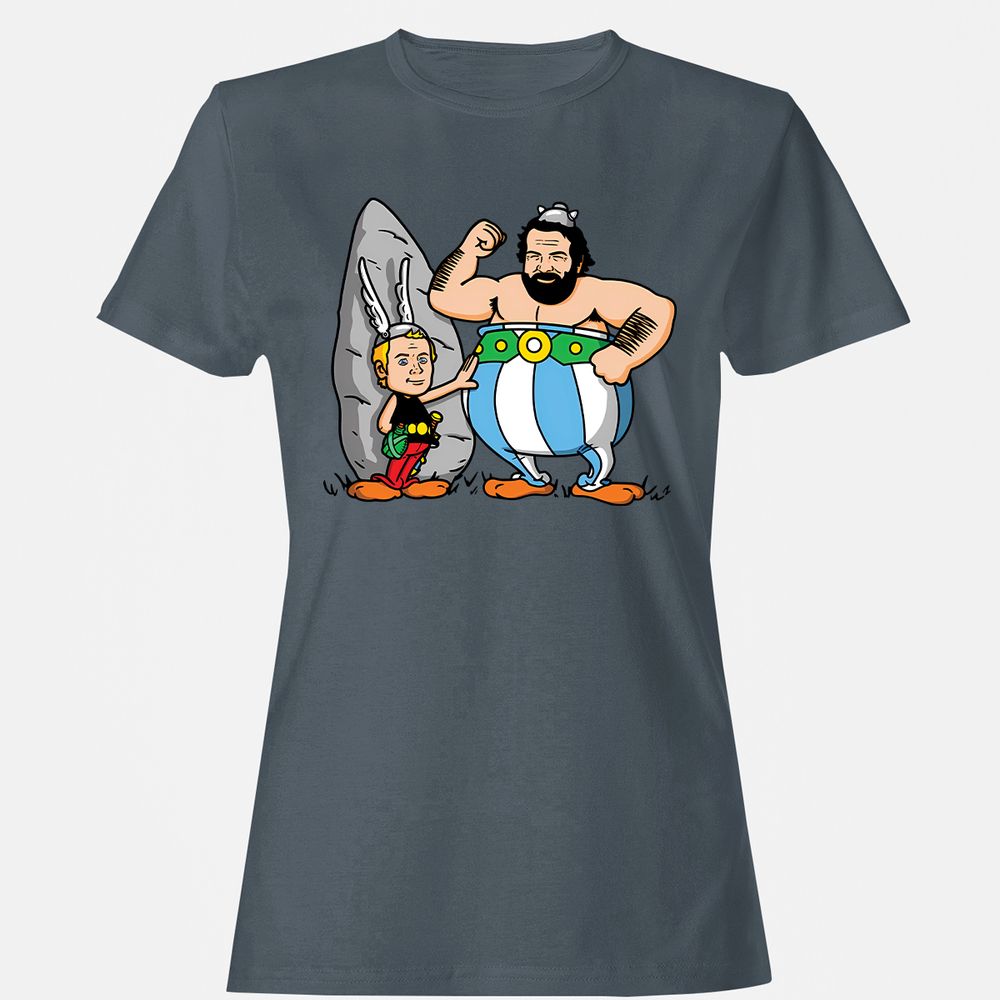 Women's T-Shirt - T6TBF99Q - Charcoal - 3