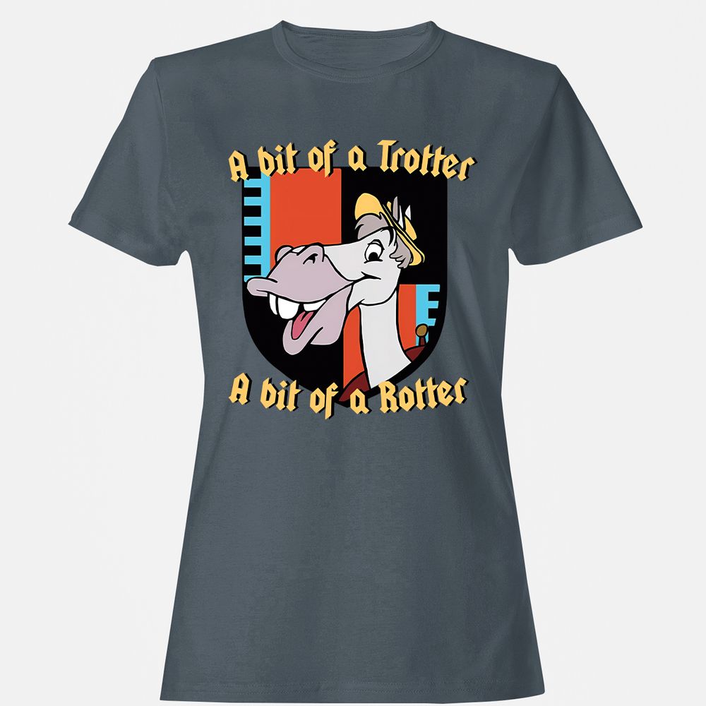 Women's T-Shirt - 8D73EKK4 - Charcoal - 3