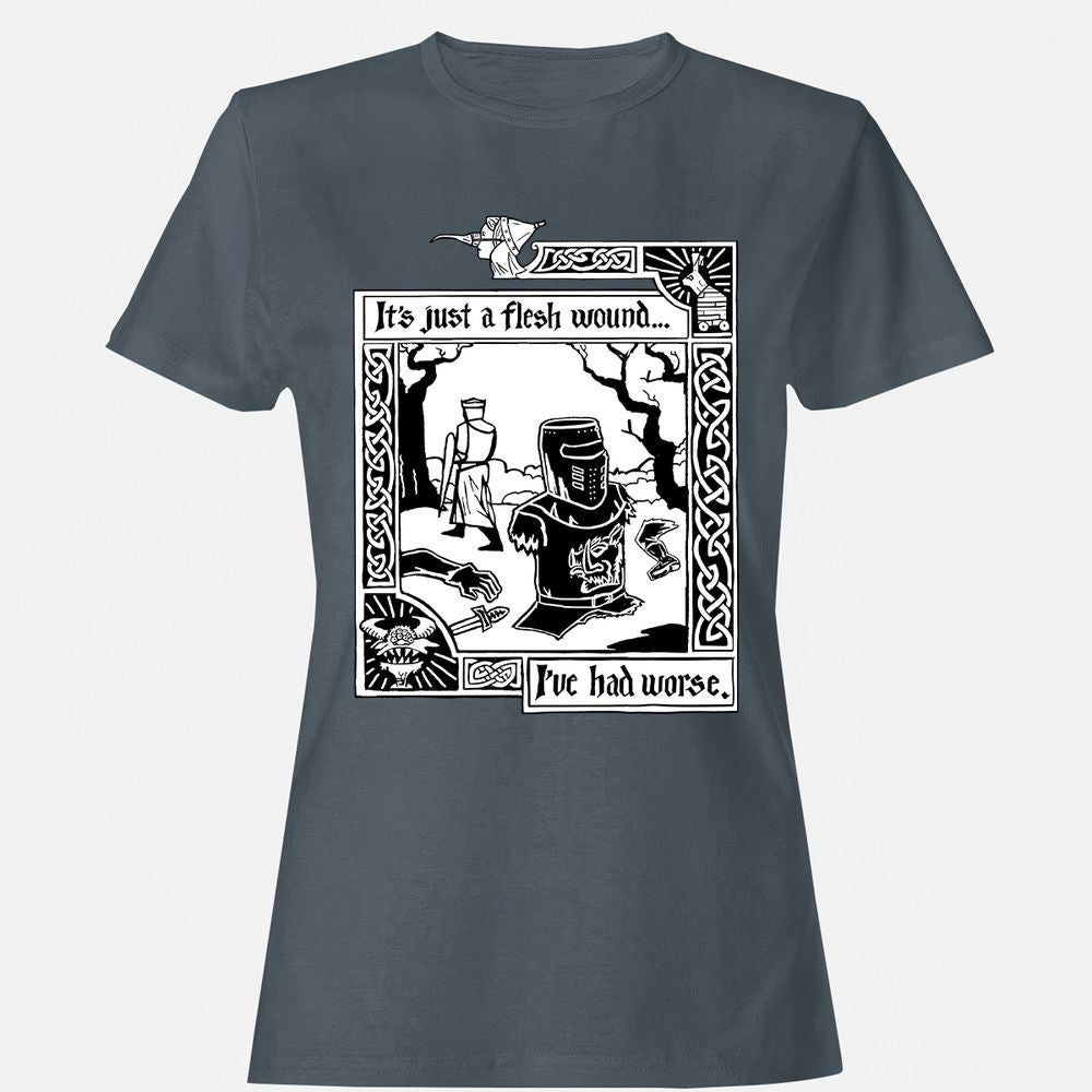 Women's T-Shirt - XKP4B1XQ - Charcoal - 3