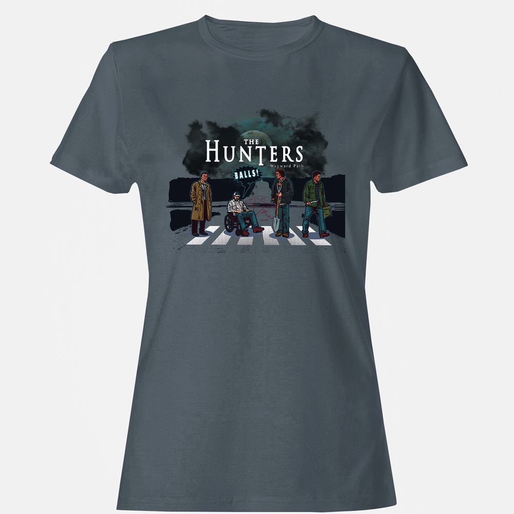 Women's T-Shirt - E6RH3PVZ - Charcoal - 3