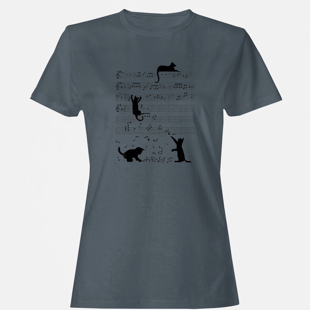 Women's T-Shirt - S5K95JTV - Charcoal - 3