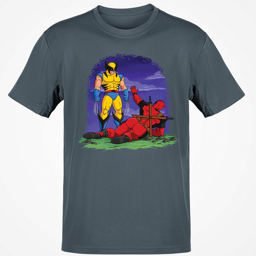 Classic Unisex T-Shirt - FDCQYXAU - Charcoal - 3