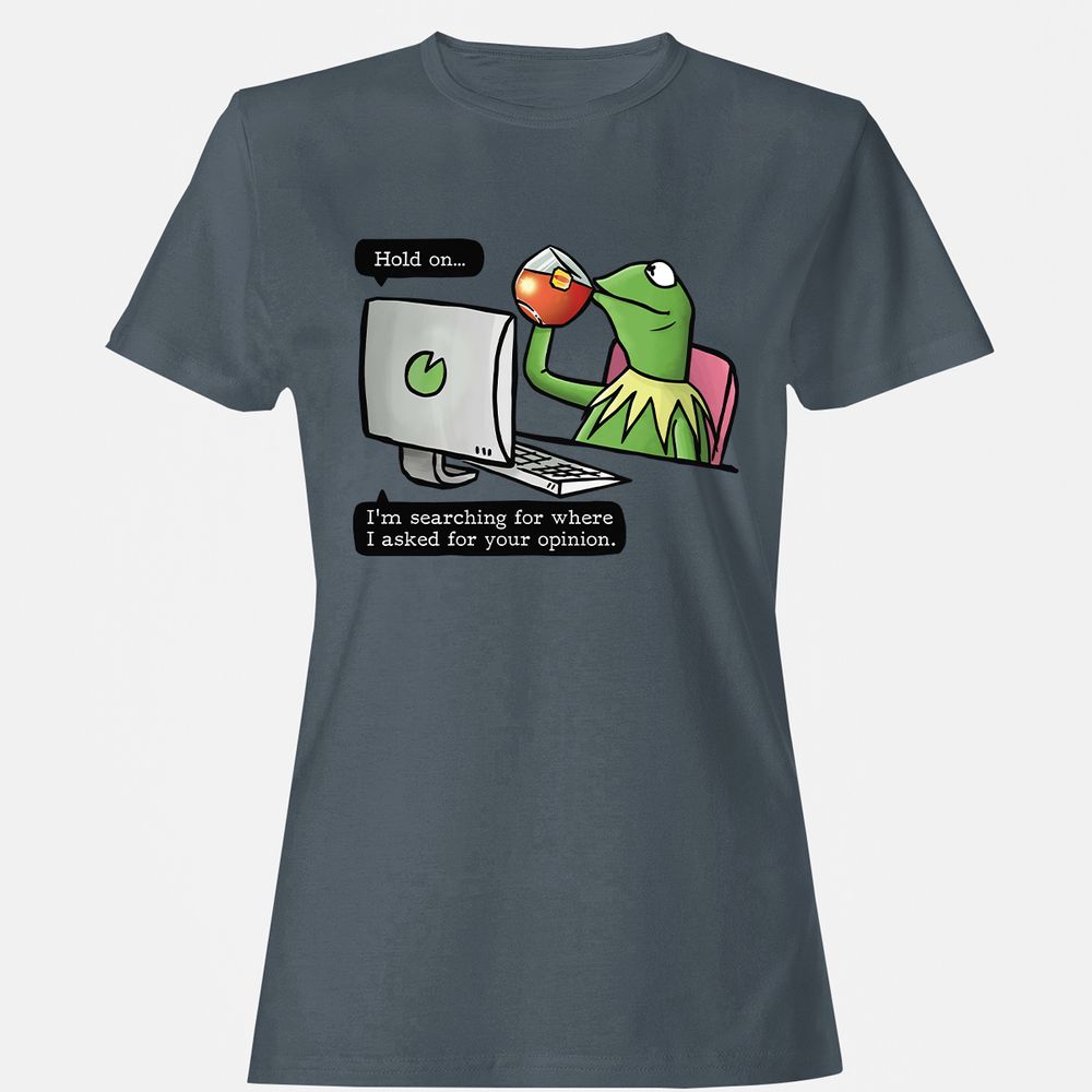 Women's T-Shirt - J7FCAH7K - Charcoal - 3