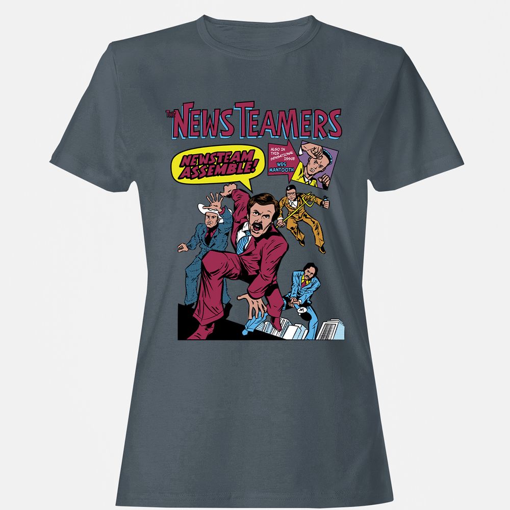 Women's T-Shirt - 8PPYDQF2 - Charcoal - 3