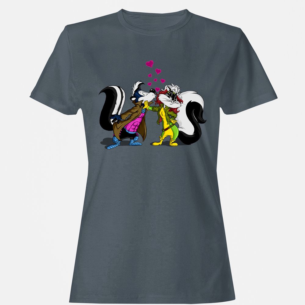 Women's T-Shirt - 6HFVZFV9 - Charcoal - 3