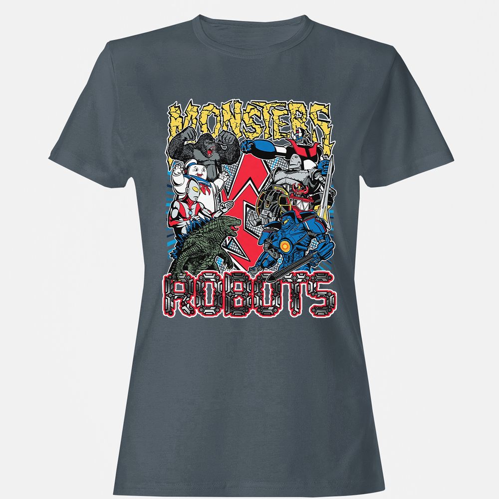 Women's T-Shirt - 51R5GFNY - Charcoal - 3