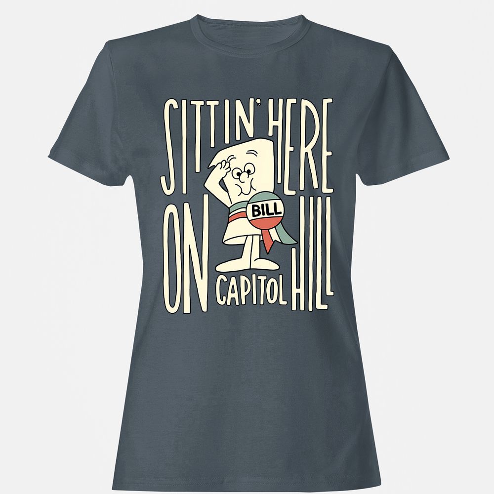 Women's T-Shirt - 1QP1LJFE - Charcoal - 3