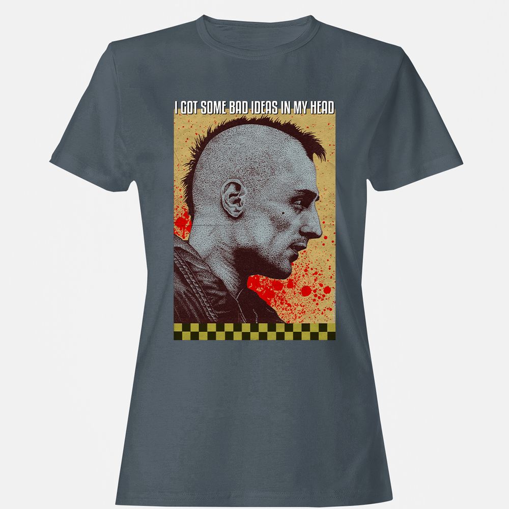 Women's T-Shirt - Q286XVZE - Charcoal - 3