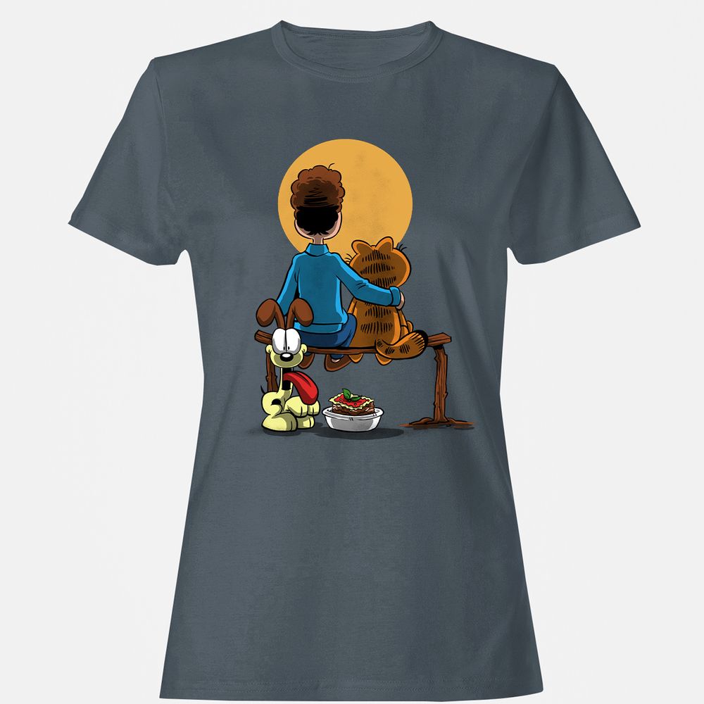 Women's T-Shirt - E71ZGHQ3 - Charcoal - 3