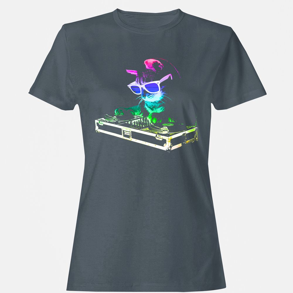 Women's T-Shirt - 9P73VX3F - Charcoal - 3