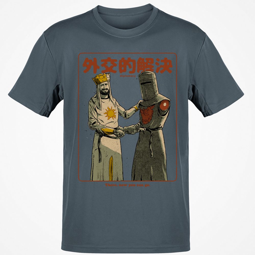 Classic Unisex T-Shirt - U5AAF6JG - Charcoal - 3