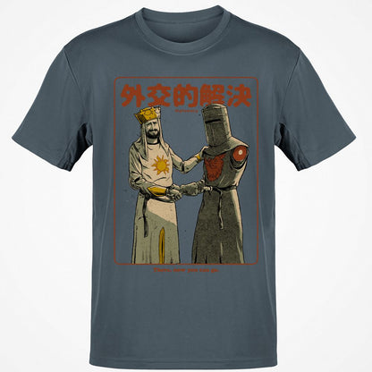 Classic Unisex T-Shirt - U5AAF6JG - Charcoal - 3