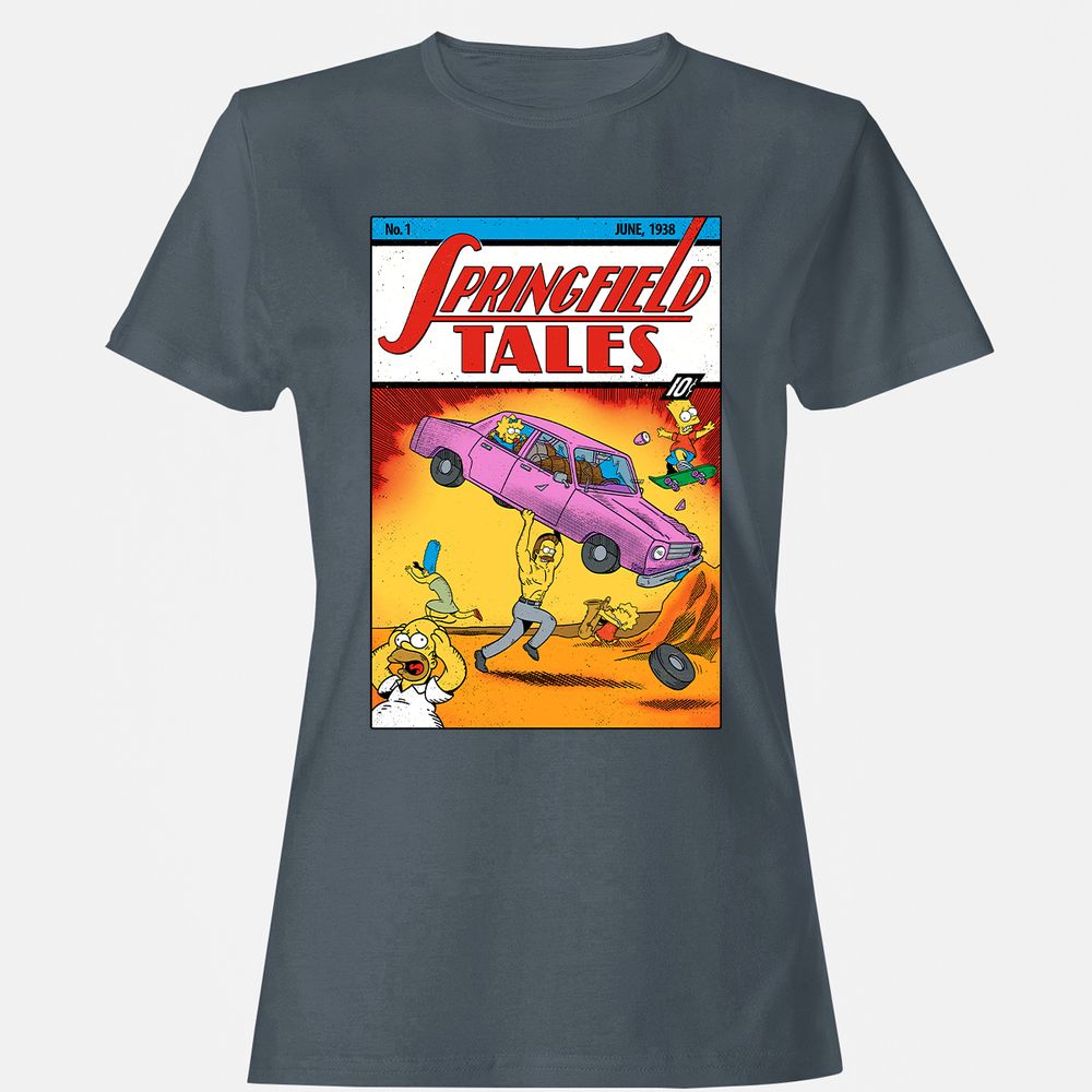 Women's T-Shirt - 7YJQMF7T - Charcoal - 3