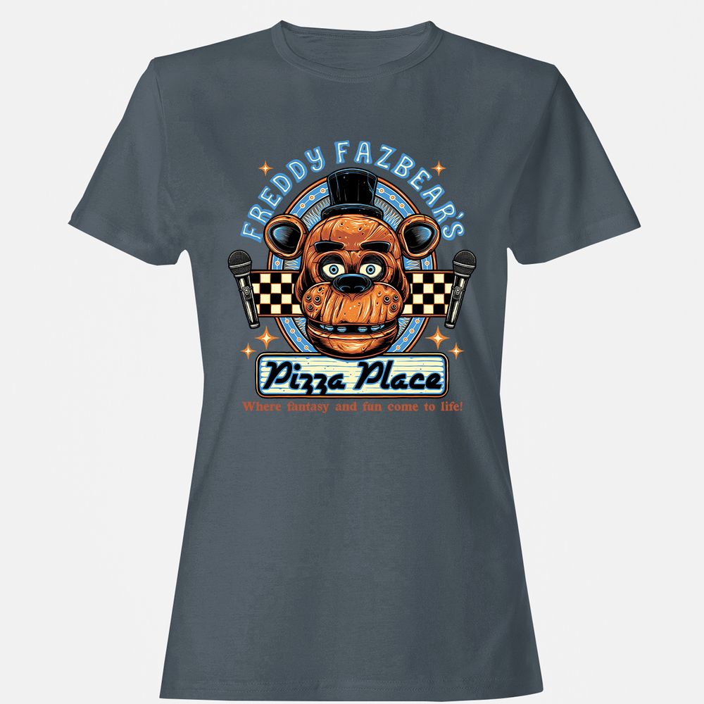 Women's T-Shirt - HUJNT77H - Charcoal - 3
