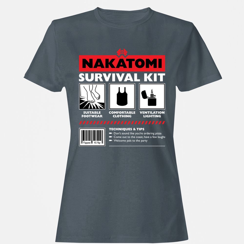 Women's T-Shirt - EXSJF7NN - Charcoal - 3