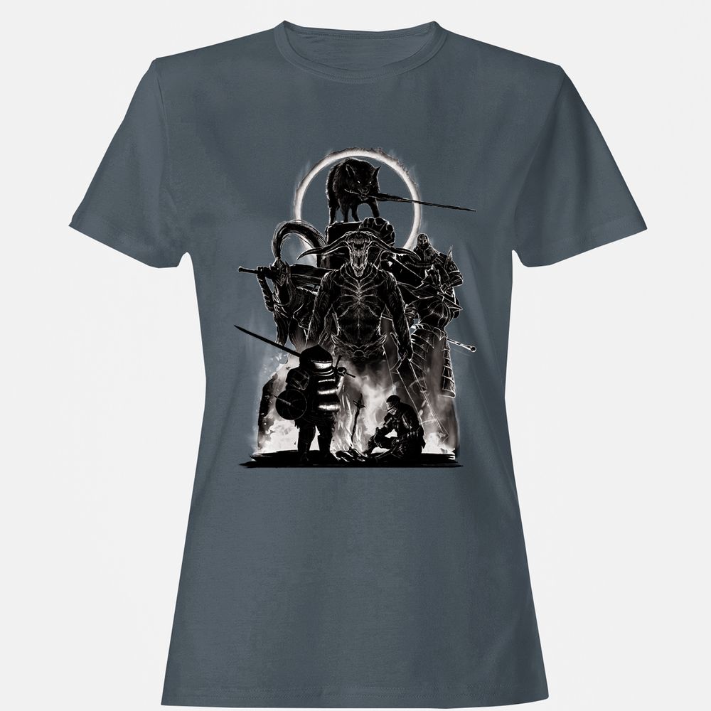 Women's T-Shirt - XD8QVQM2 - Charcoal - 3
