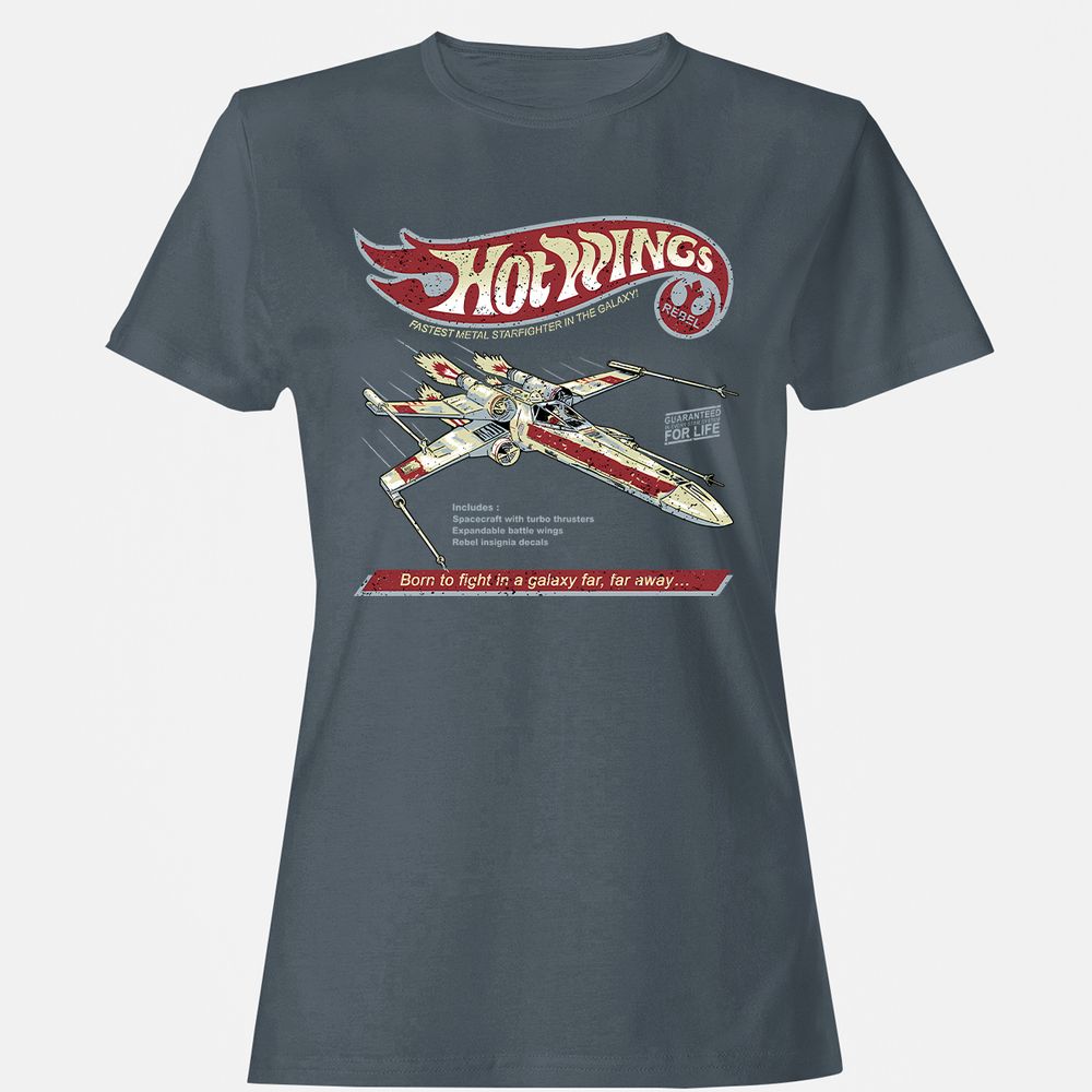 Women's T-Shirt - HQQXMWPG - Charcoal - 3