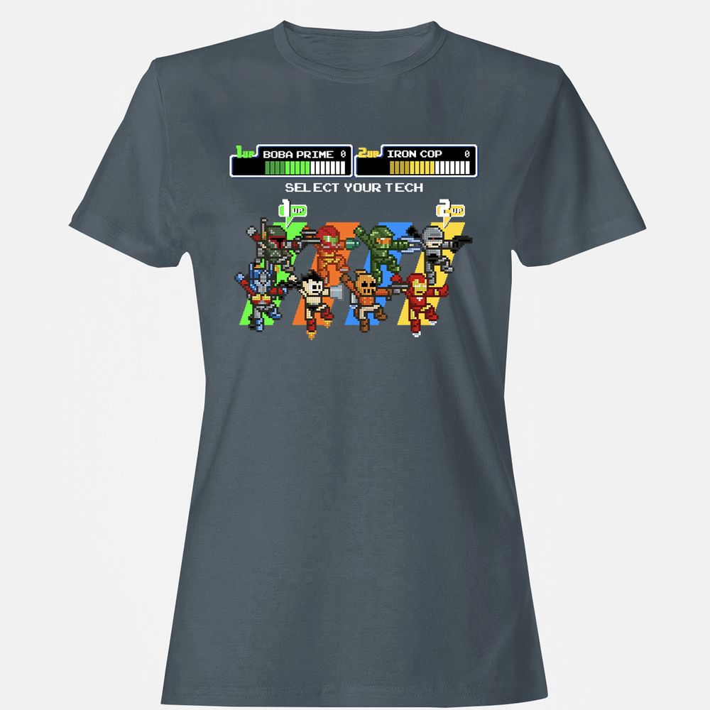 Women's T-Shirt - 72DLDH1L - Charcoal - 3