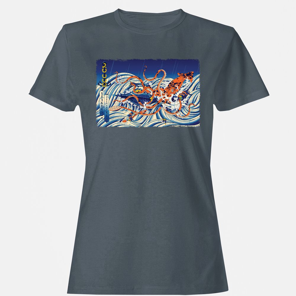 Women's T-Shirt - WXGEWKJG - Charcoal - 3