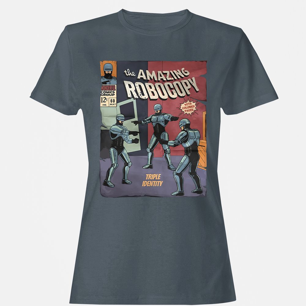 Women's T-Shirt - 8WSEPYAH - Charcoal - 3