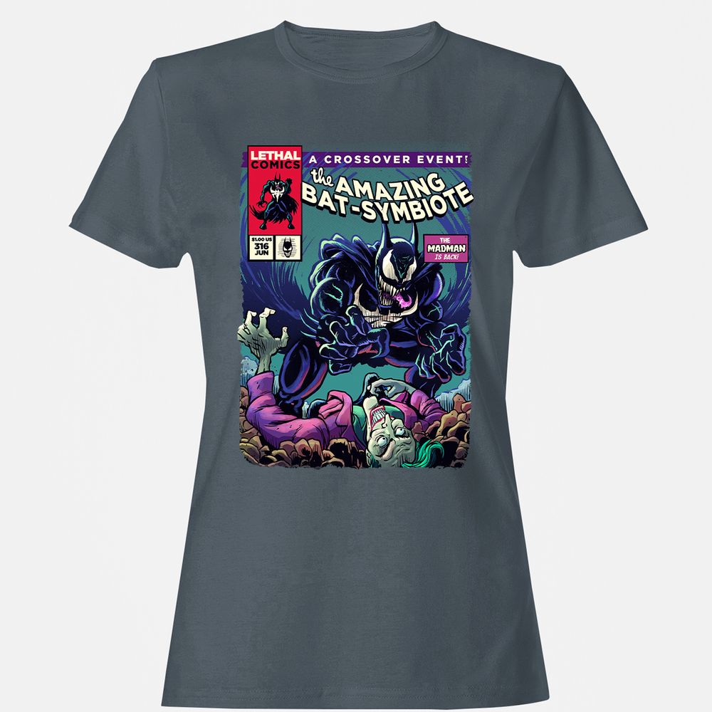 Women's T-Shirt - H1VNMNK9 - Charcoal - 3