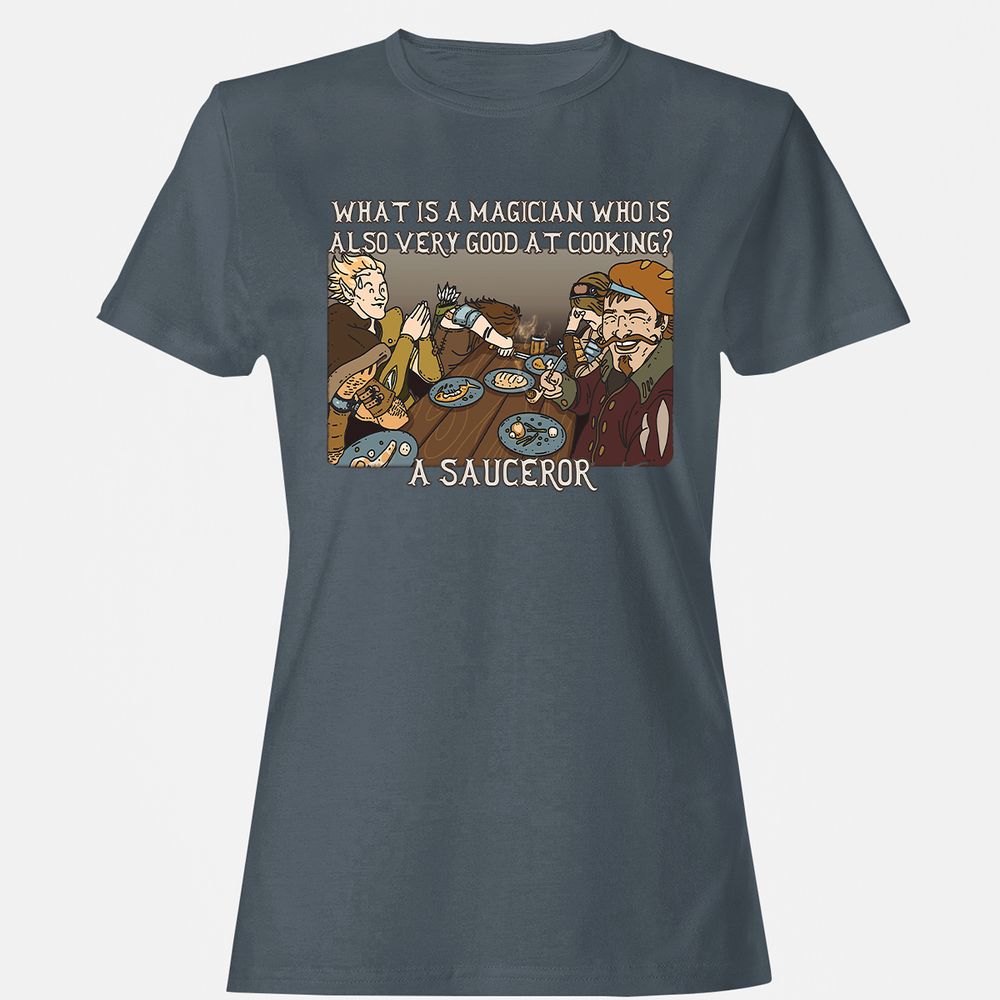 Women's T-Shirt - Q5VVEK9J - Charcoal - 3