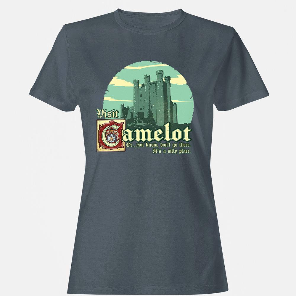 Women's T-Shirt - 24XK3CQM - Charcoal - 3