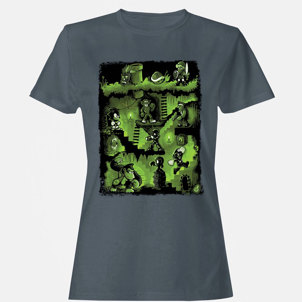 Women's T-Shirt - US6NKD1D - Charcoal - 3