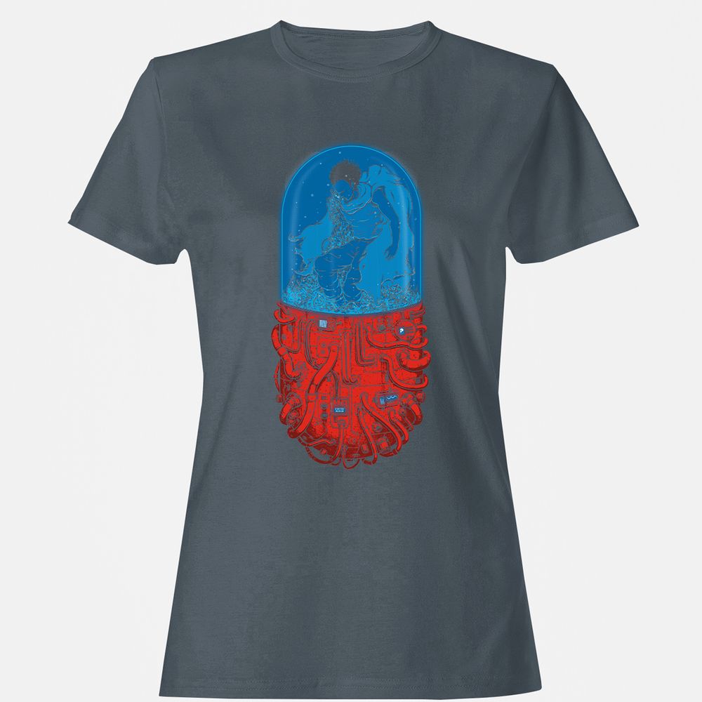 Women's T-Shirt - B3AHLE56 - Charcoal - 3