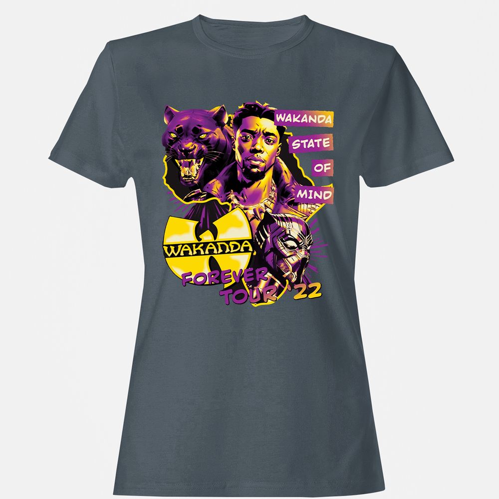 Women's T-Shirt - L3YZER4B - Charcoal - 3