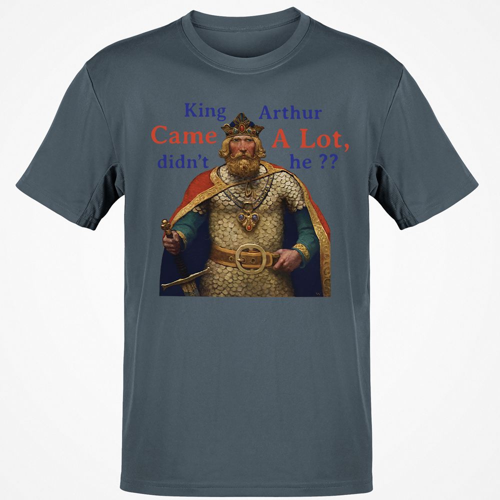 King Arthur Came a Lot - Charcoal - 3