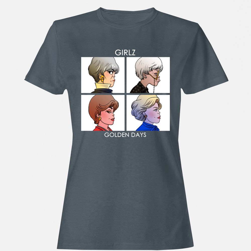 Women's T-Shirt - HWM4QQZY - Charcoal - 3