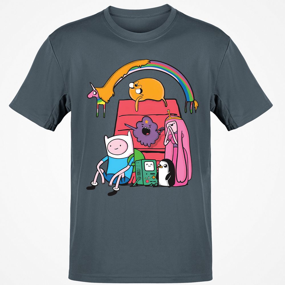 Classic Unisex T-Shirt - LQCHSQWA - Charcoal - 3