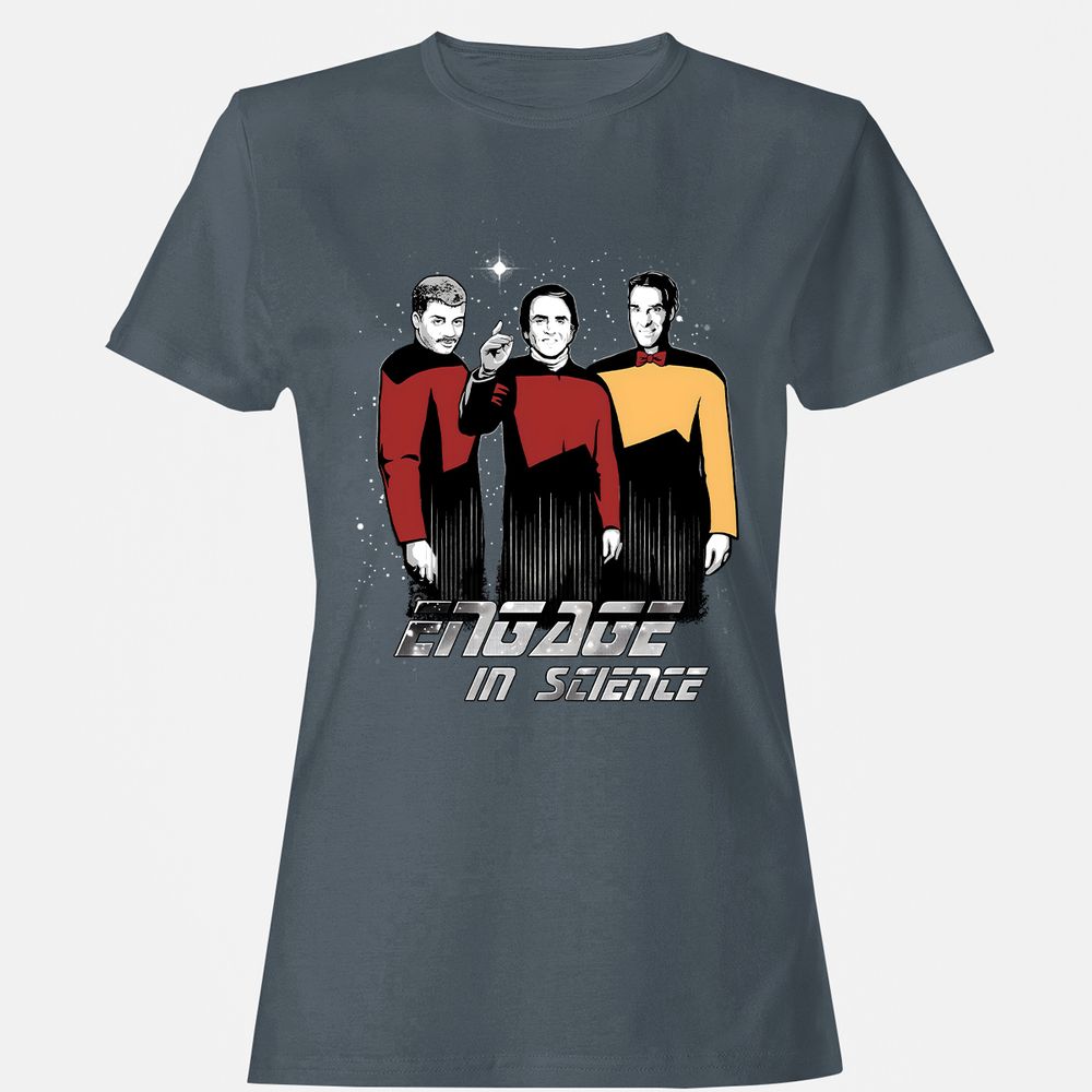 Women's T-Shirt - QHXBZM12 - Charcoal - 3