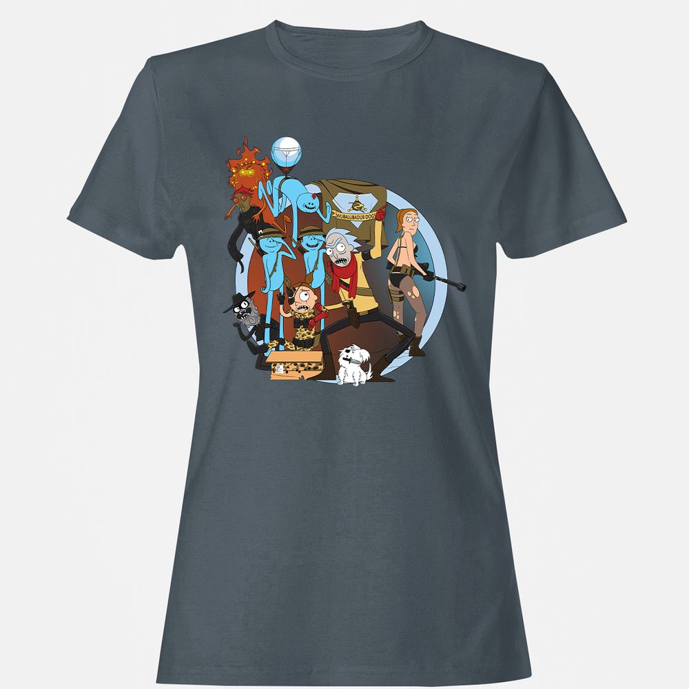 Women's T-Shirt - Z4J5AR9Z - Charcoal - 3