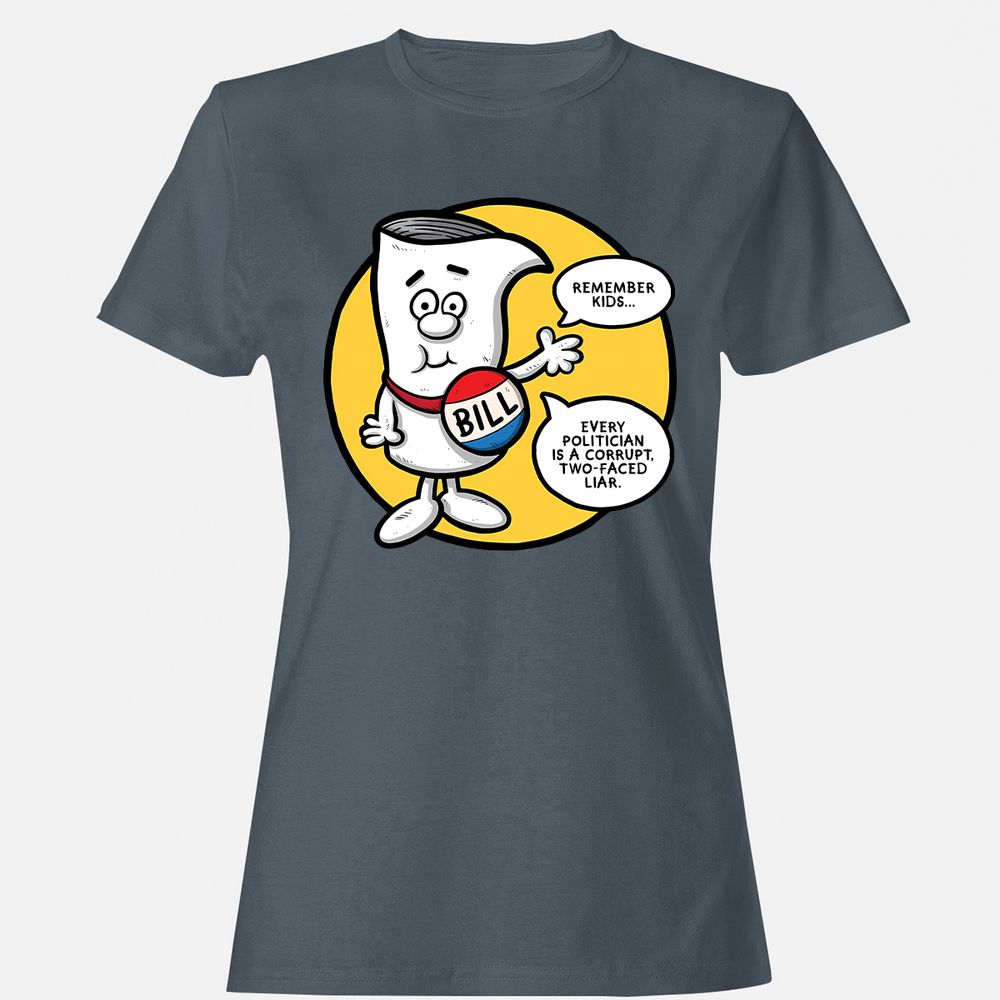 Women's T-Shirt - K9YZ7TZJ - Charcoal - 3