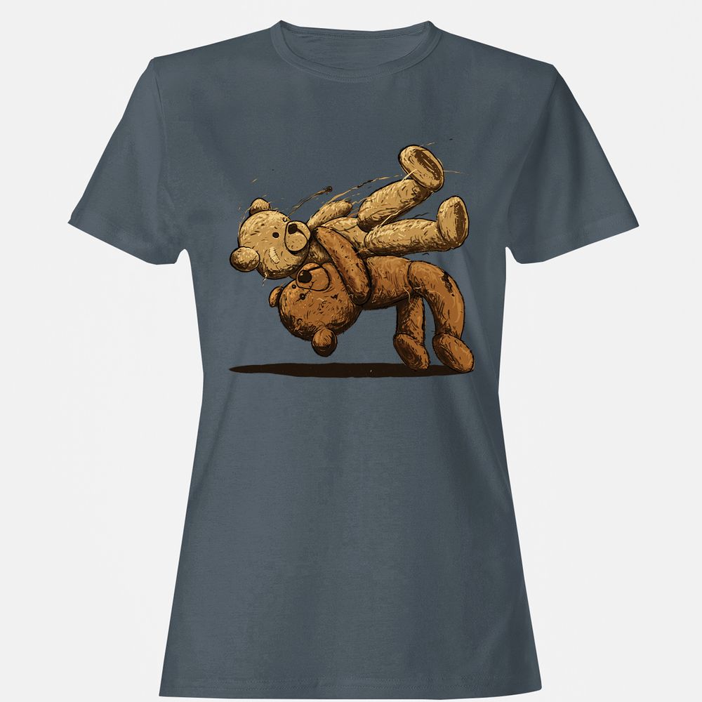 Women's T-Shirt - 6L9R3C6M - Charcoal - 3