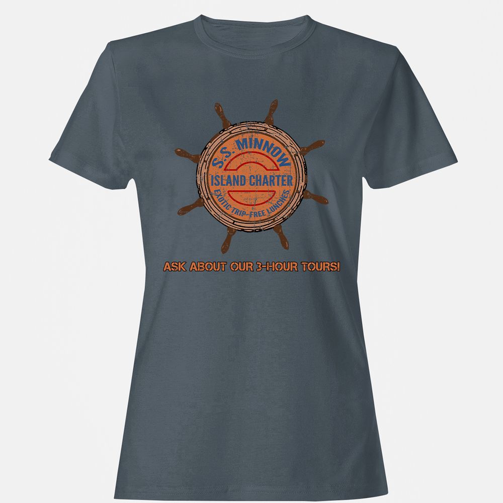 Women's T-Shirt - ZAHDH8EL - Charcoal - 3