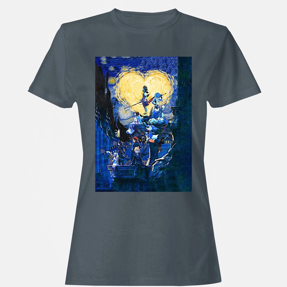 Women's T-Shirt - KF2GG6R9 - Charcoal - 3