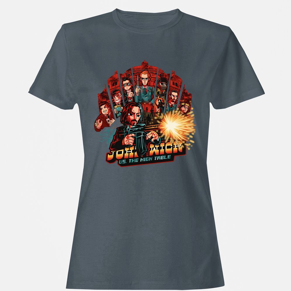 Women's T-Shirt - D7T6Z2N1 - Charcoal - 3