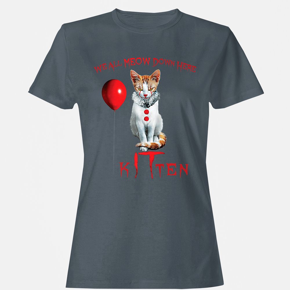 Women's T-Shirt - 8QDVHA71 - Charcoal - 3