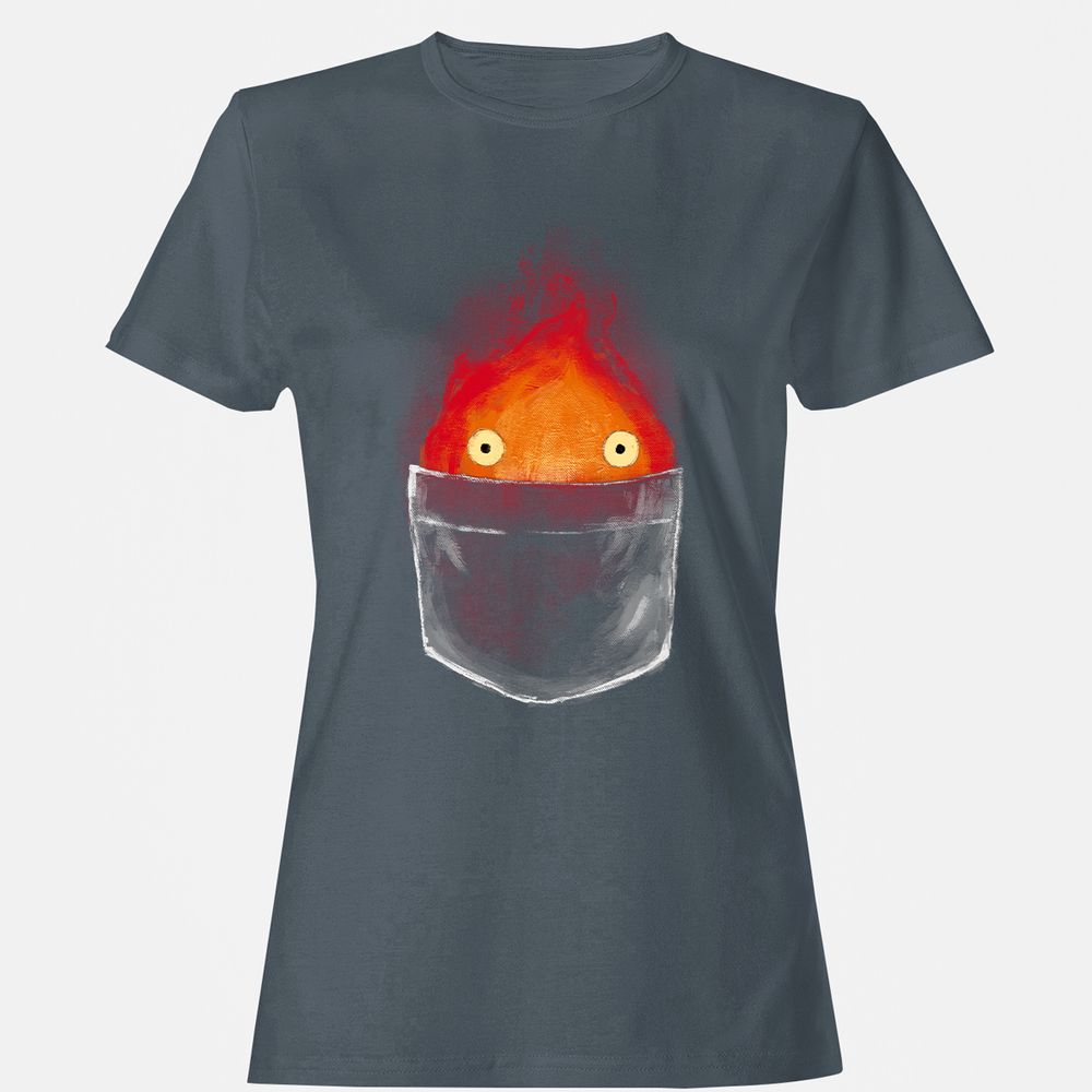 Women's T-Shirt - ZBSWQ9PV - Charcoal - 3